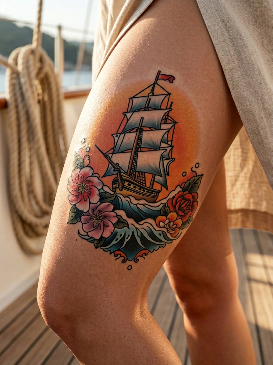 Premium temporary tattoo design showcase preview 1
