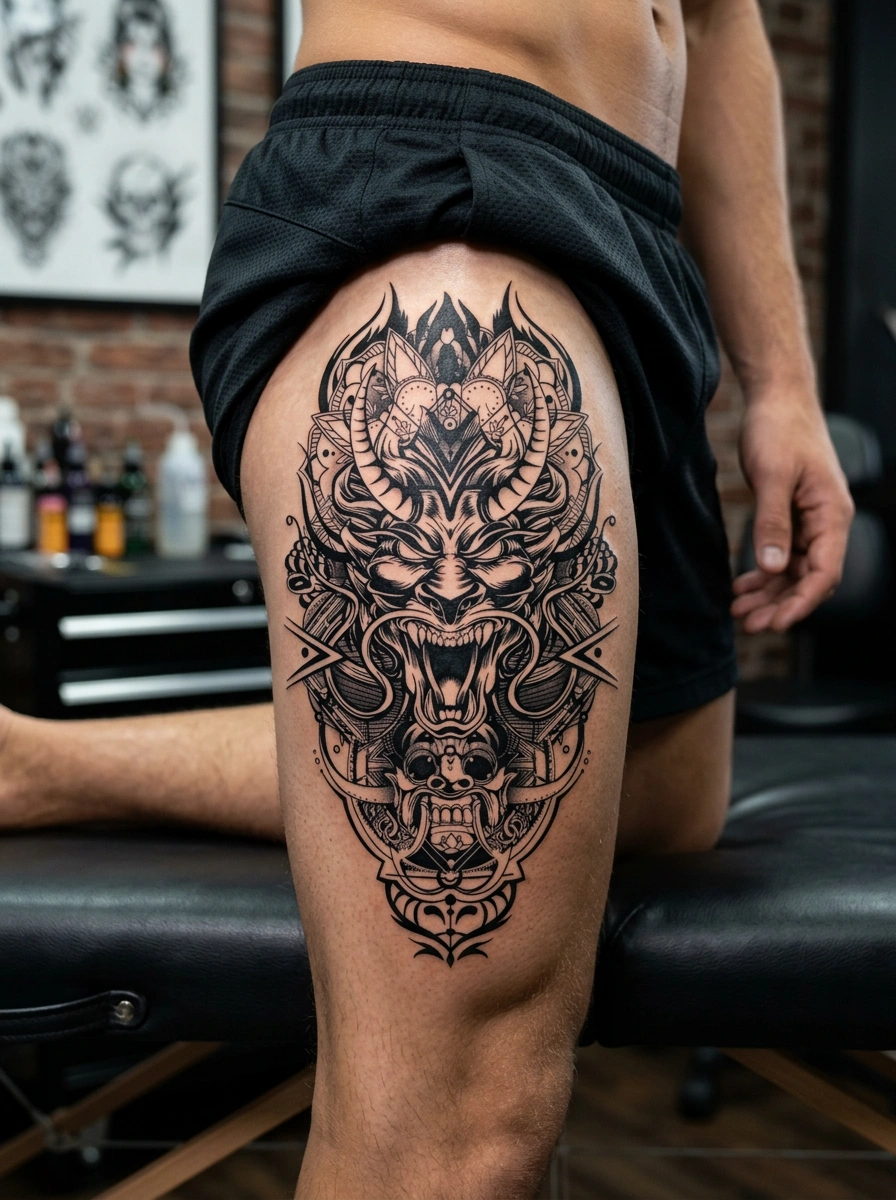 Premium temporary tattoo design showcase preview 12