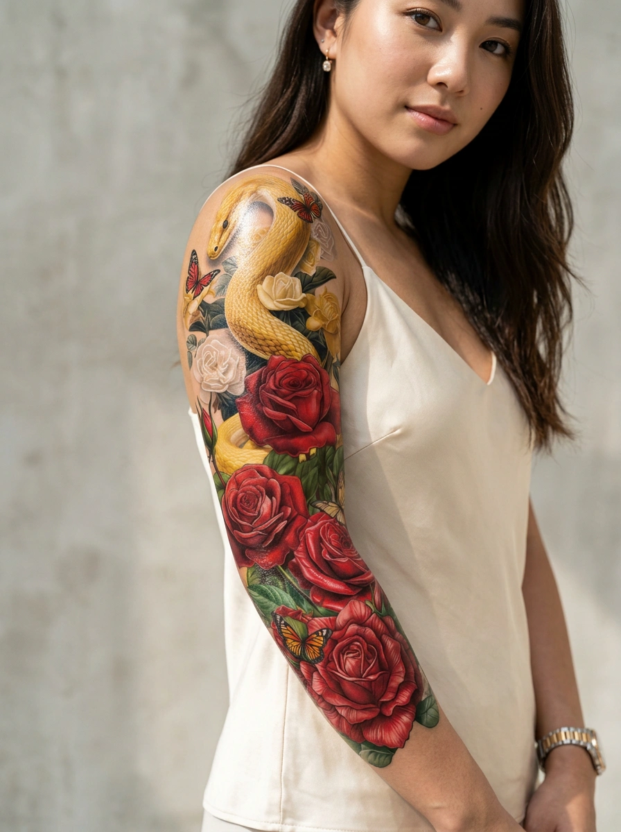 Premium temporary tattoo design showcase preview 8